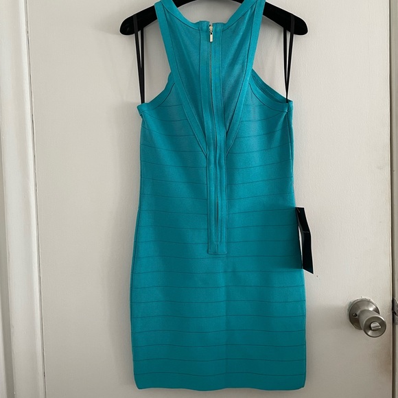 Bebe Turquoise Bandage Dress - Picture 13 of 13